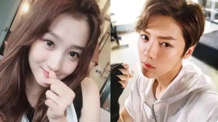 鹿晗公布恋情:"这是我女朋友.