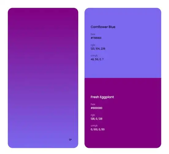 紫色系色彩搭配方案!优雅色