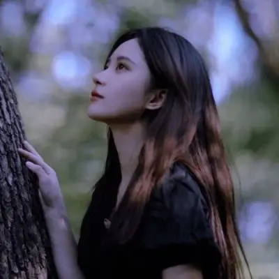 微信侧脸女生头像