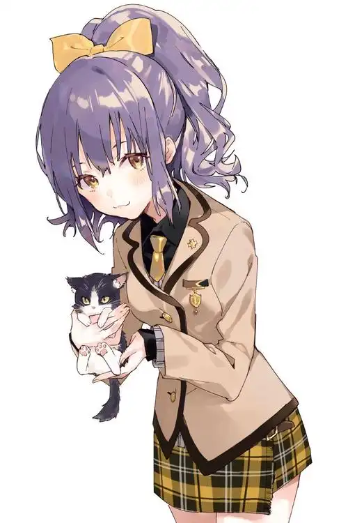 动漫人物壁纸 ·紫发少女