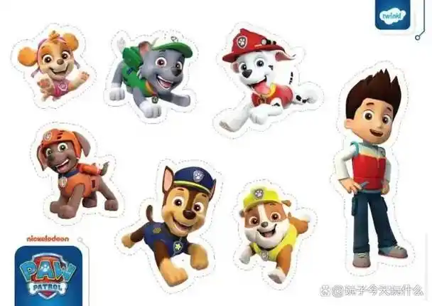 有宝子留言说,自家娃喜欢《汪汪队立大功》,想要我分享一些汪汪队的
