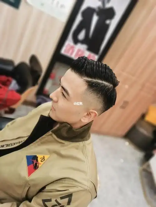 男士发型美式复古油头barbershop