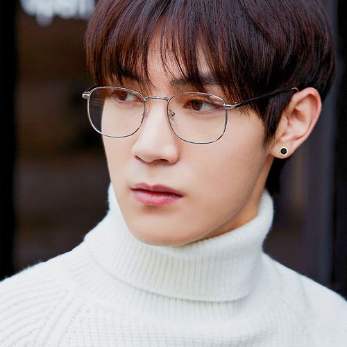 斯文败类眼镜金丝金属边复古方形眼镜框男女全框个性韩潮网红镜架