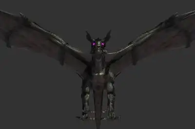 龙族 飞龙 西方神话 恶龙邪恶飞龙 魔法生物 蝠翼 黑龙 地狱邪