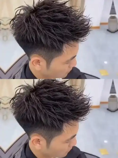 男士头男生短发发型男士短发钢夹烫