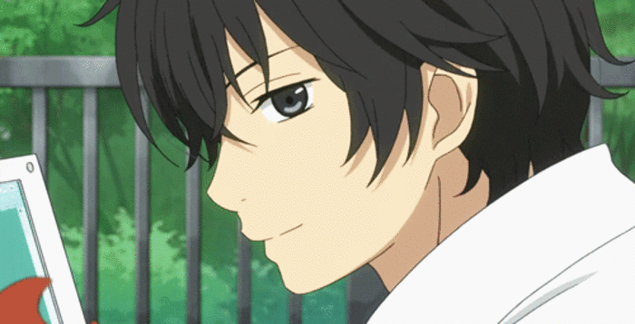 转头 男子 动漫 短发