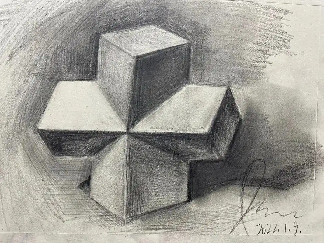 美术艺考 #素描静物 #美术生日常 #学员作品展示 - 抖音