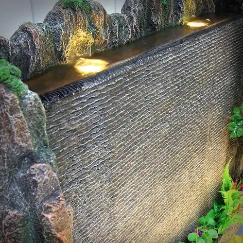 瀑布水幕墙鱼池