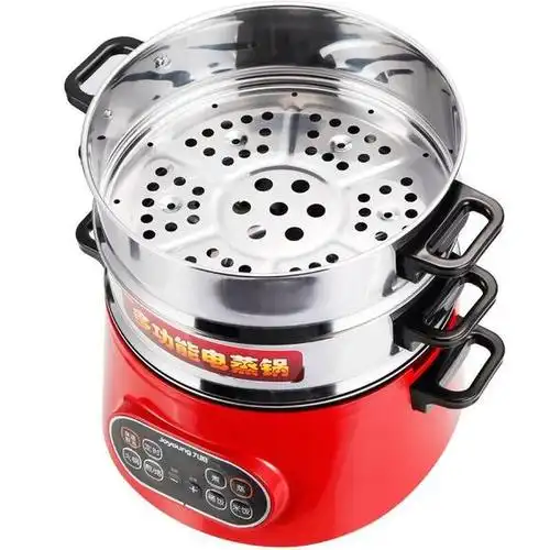 【电蒸锅 6l大容量】joyoung/九阳dz601-a全能锅大蒸霸电火锅