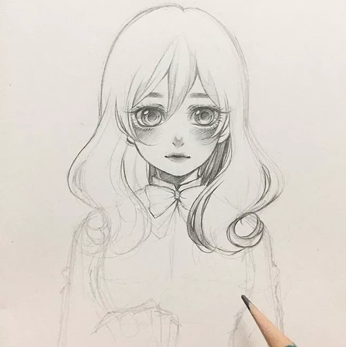 唯美的动漫人物绘画你需要画一波