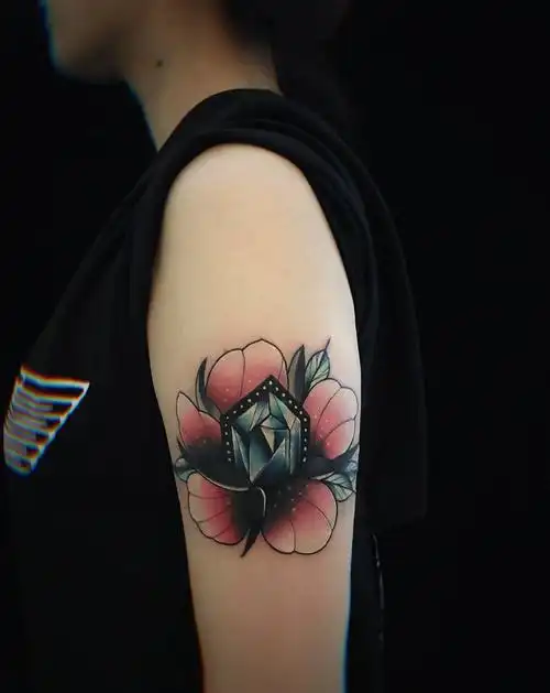 遮盖纹身图片手臂newschool纹身图案