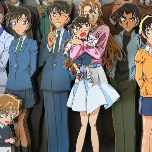 侦探柯南全家福纸艺立体画手工卧室手办装饰画送男工艺画