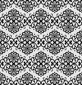 黑白唯美艺术花纹边框唯美黑白花纹背景黑白花纹黑白唯美花纹