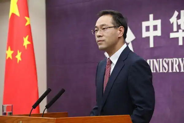 9月5日,商务部举行例行记者会,图为商务部新闻发言人高峰.