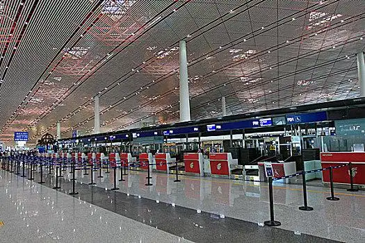 北京首都机场候机厅