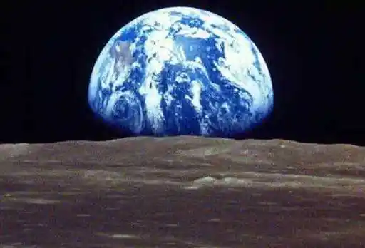 从月亮上看地球好恐怖月球上看地球是什么样