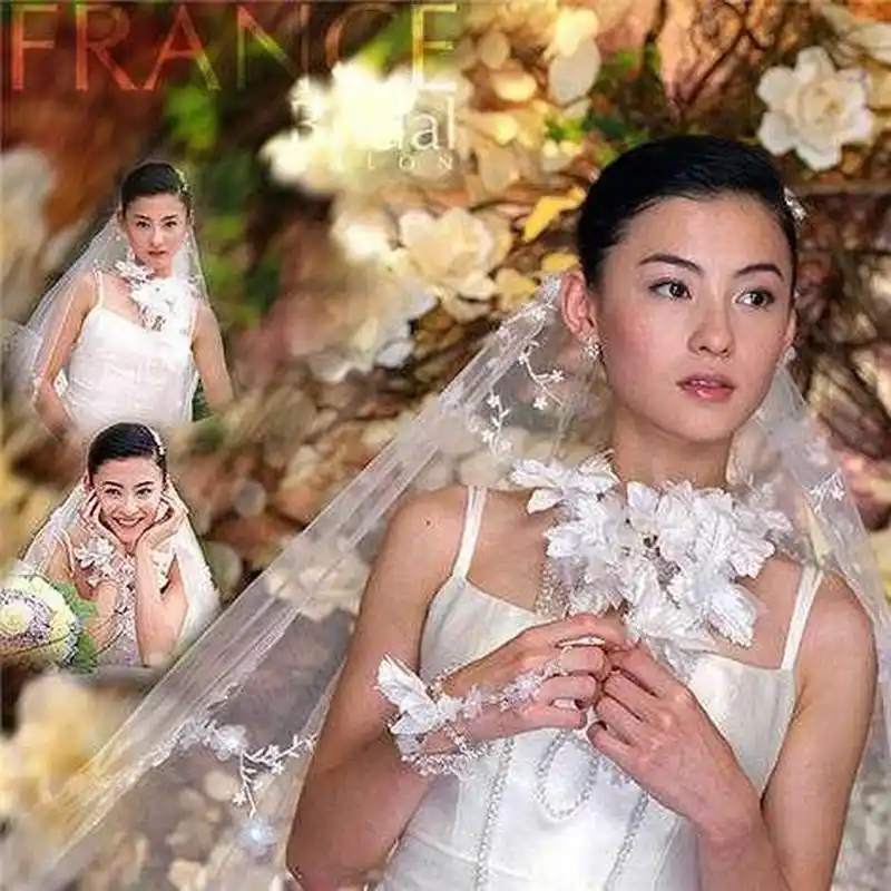 张柏芝婚纱照,难怪这么多人都喜欢她,绝对是太美了!