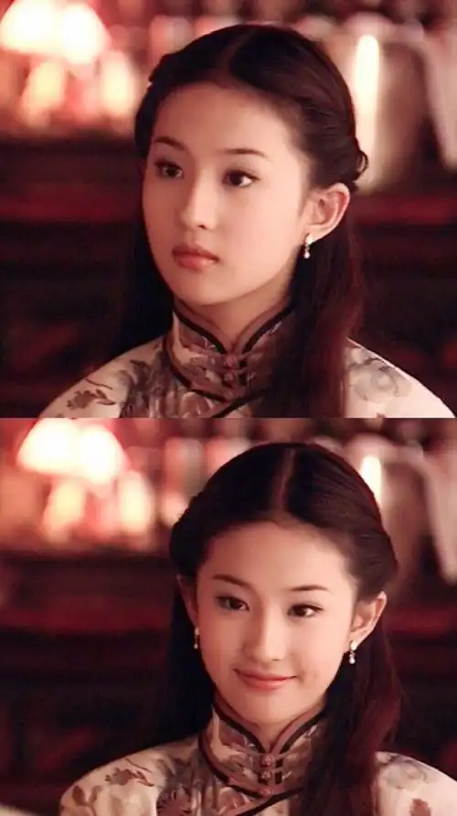 14岁的时候演的《金粉世家》里的白秀珠,那时候就好美了@刘亦菲刘亦菲