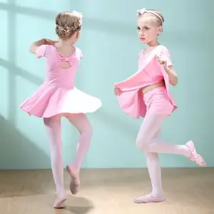 儿童舞蹈服女童练功服夏季短袖幼儿中国舞服装小女孩跳舞 span class=