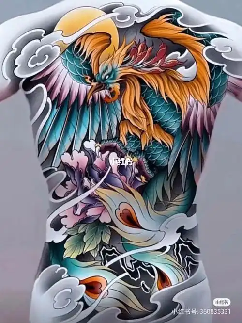 纹身图案5000幅满背006