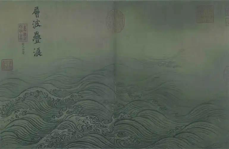 宋马远水图十二幅笔法特点和意境各不同令观赏者玩味不尽