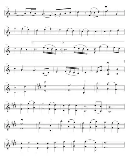 高清小提琴谱我心永恒