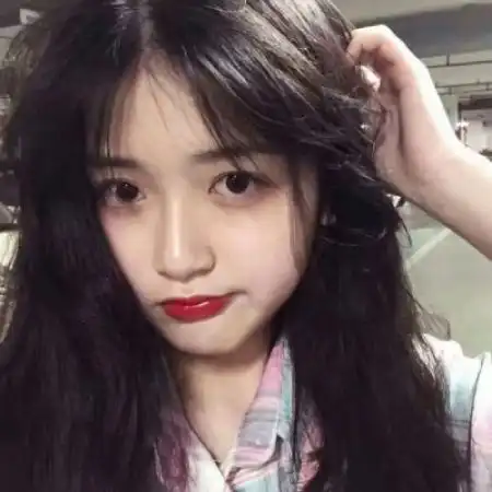 高清美女侧脸头像好看初中生