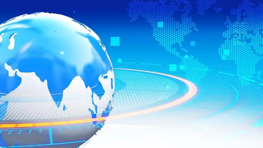 新闻电话采访栏目毕竟视频素材电话采访背景4k4k科技演播室主持人背景