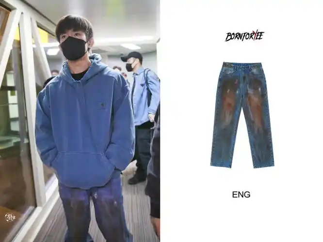 易烊千玺机场#一条裤子孩子穿了两年