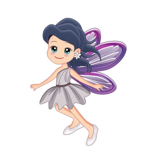 蝴蝶仙子梦幻卡通素材图片