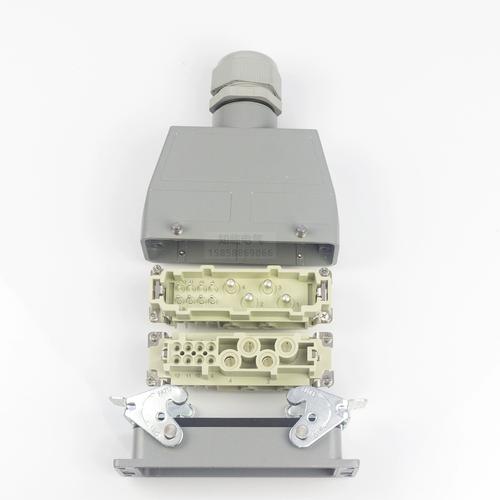 hk-4/8-012重载连接器大电流80a矩形工业插头热流道防水温控箱插