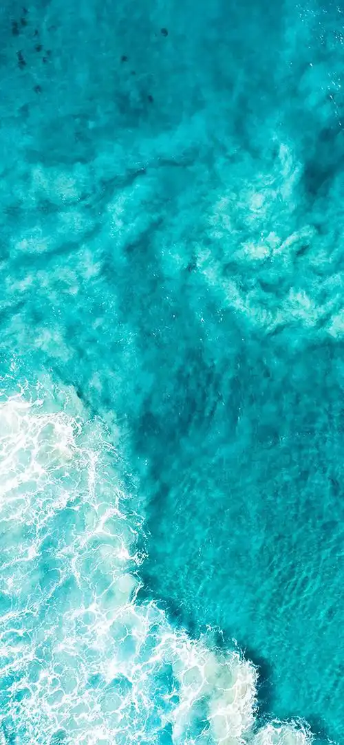 iphone 全屏高清风景壁纸 海浪沙滩背景图