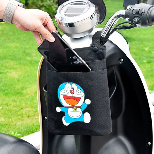 电动车挂物包电瓶车置物神器储物兜收纳袋前置防水小挂包手机袋子