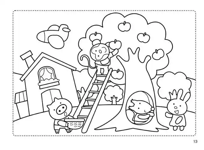 情景连续简笔画