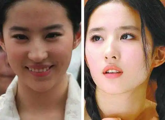 女明星"卸妆"后判若两人,不化妆的她们谁在你心中差别很大?