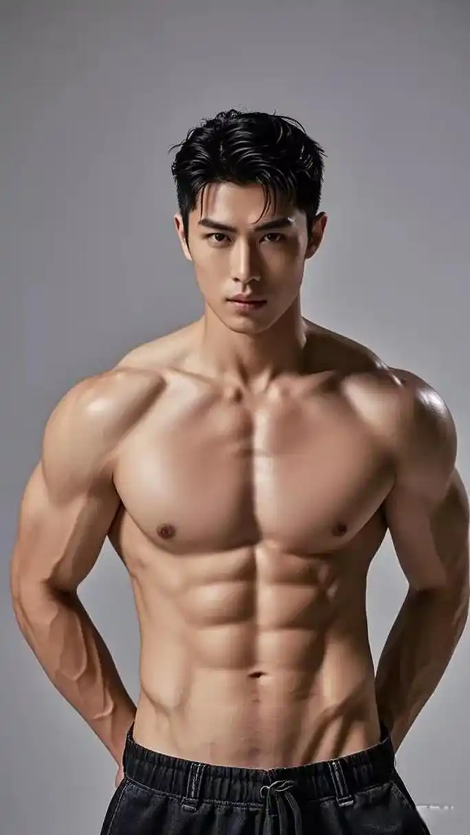 肌肉男,帅气来袭