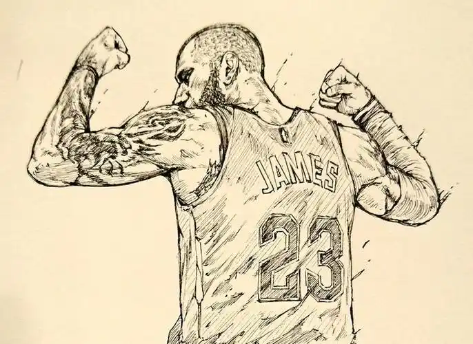 lebron james插画图片壁纸