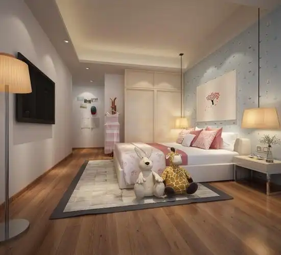 现代简约卧室装修效果图