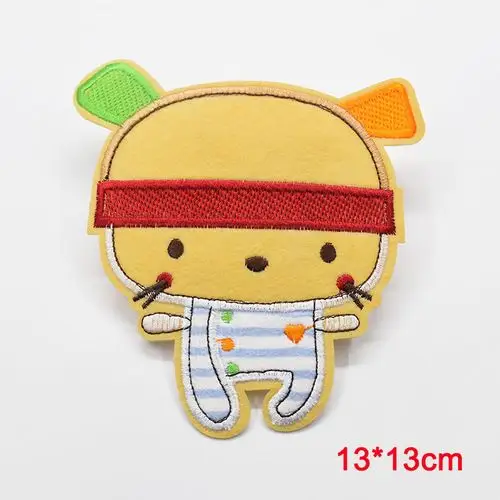 男女衣服补丁t恤刺绣大号卡通布贴