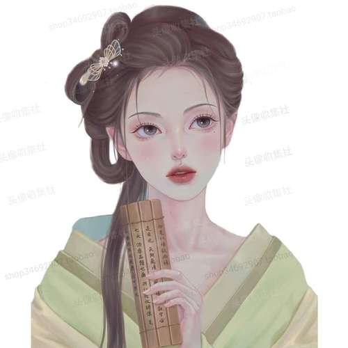 头像女卡通动漫手绘 古风古装美女 高清头像 头像收集社 自动发货