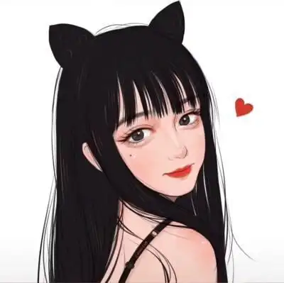 抖音动漫大头头像抖音手绘女生头像,网红的美女真人手绘的-卡通头像抖