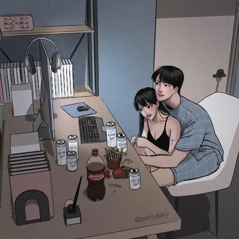 插画师笔下情侣们的日常生活#情侣 #爱情 #漫画 - 抖音