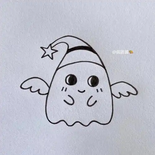 可爱鬼简笔画教程