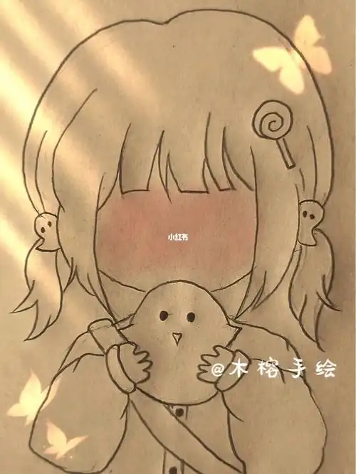 笔记灵感 #纸张上的夏天  #寻找小红书绘画大神  #画画打卡  #自学