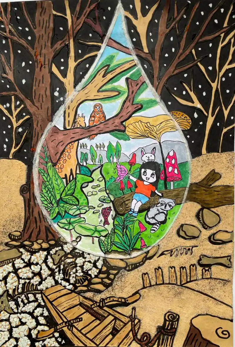 世界地球日儿童画公益大赛获奖作品出炉世界地球日