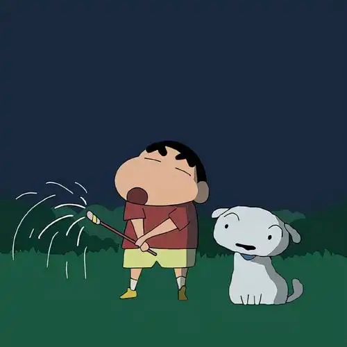 超可爱的蜡笔小新朋友圈背景图