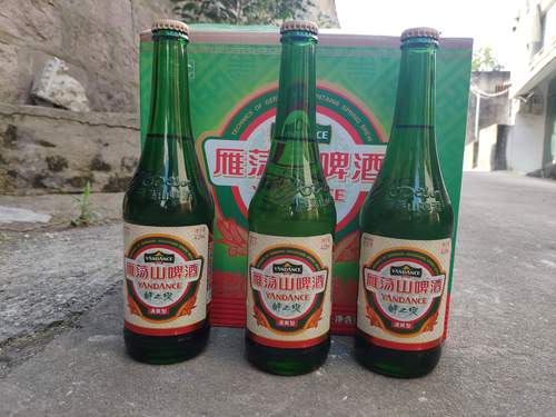 啤酒雁荡山鲜之清爽型整箱百威英博红盖428ml12瓶啤酒