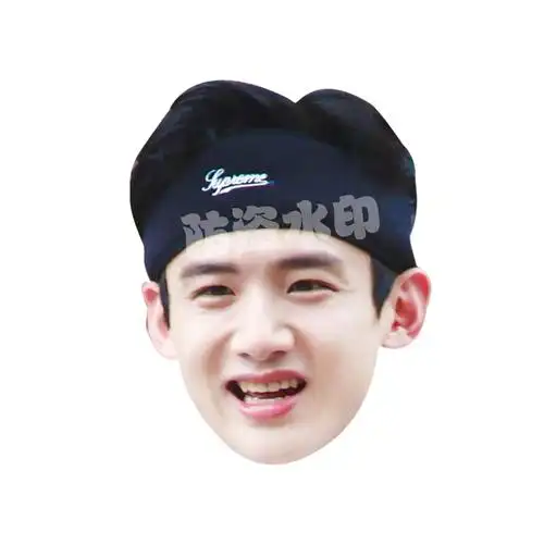 白敬亭纸面具结婚搞笑搞怪头套网红直播帅气男全脸头像定-阿里巴巴