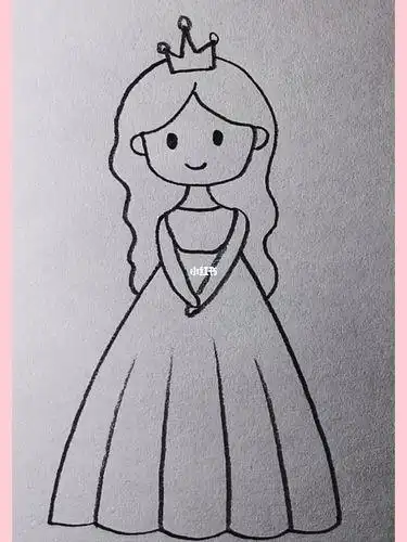 画公主简笔画画公主简笔画漂亮
