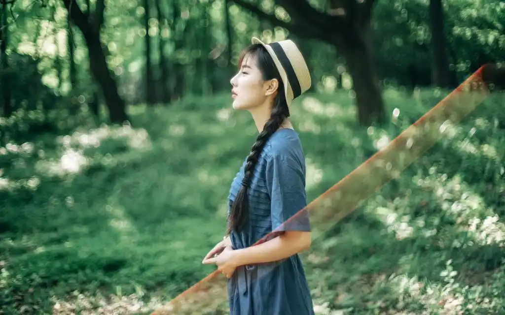 森系美女小清新壁纸